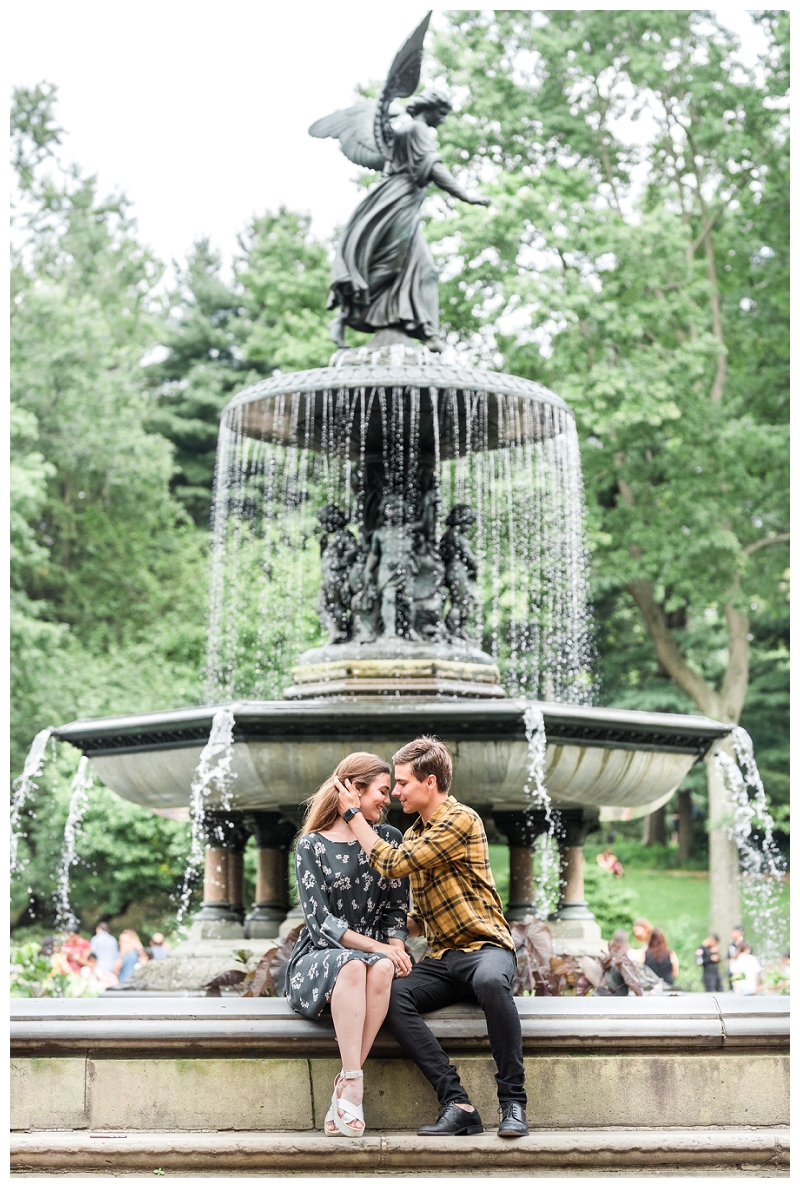 Bethesda Fountain Engagement Session