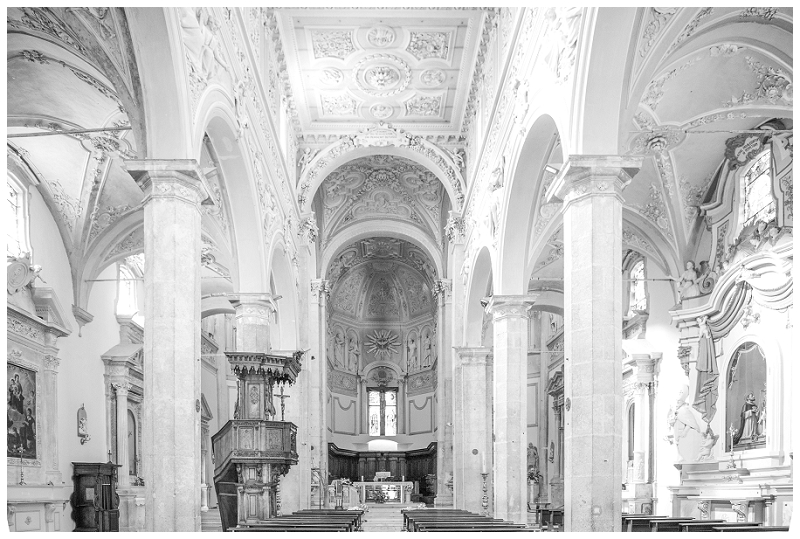 Inside of the Church in Pacentro