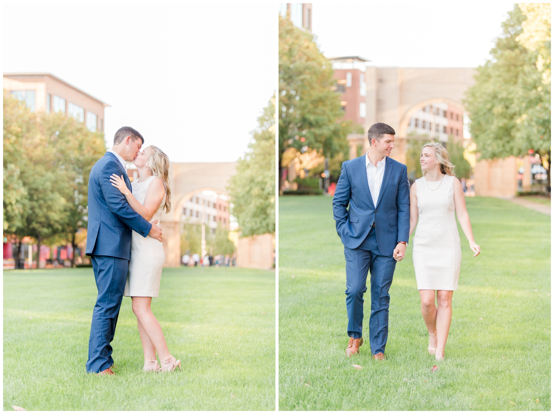 Downtown Columbus Engagement and Wedding