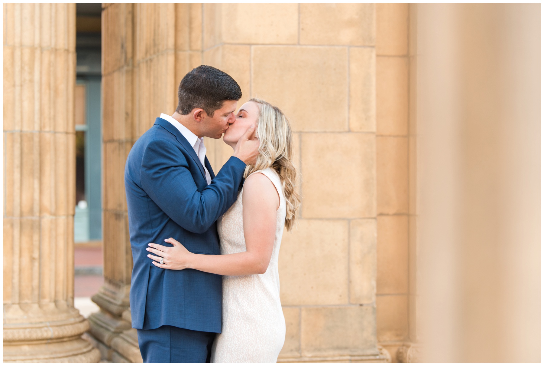 Union Station Arch downtown Columbus Ohio Wedding and Engagement photo