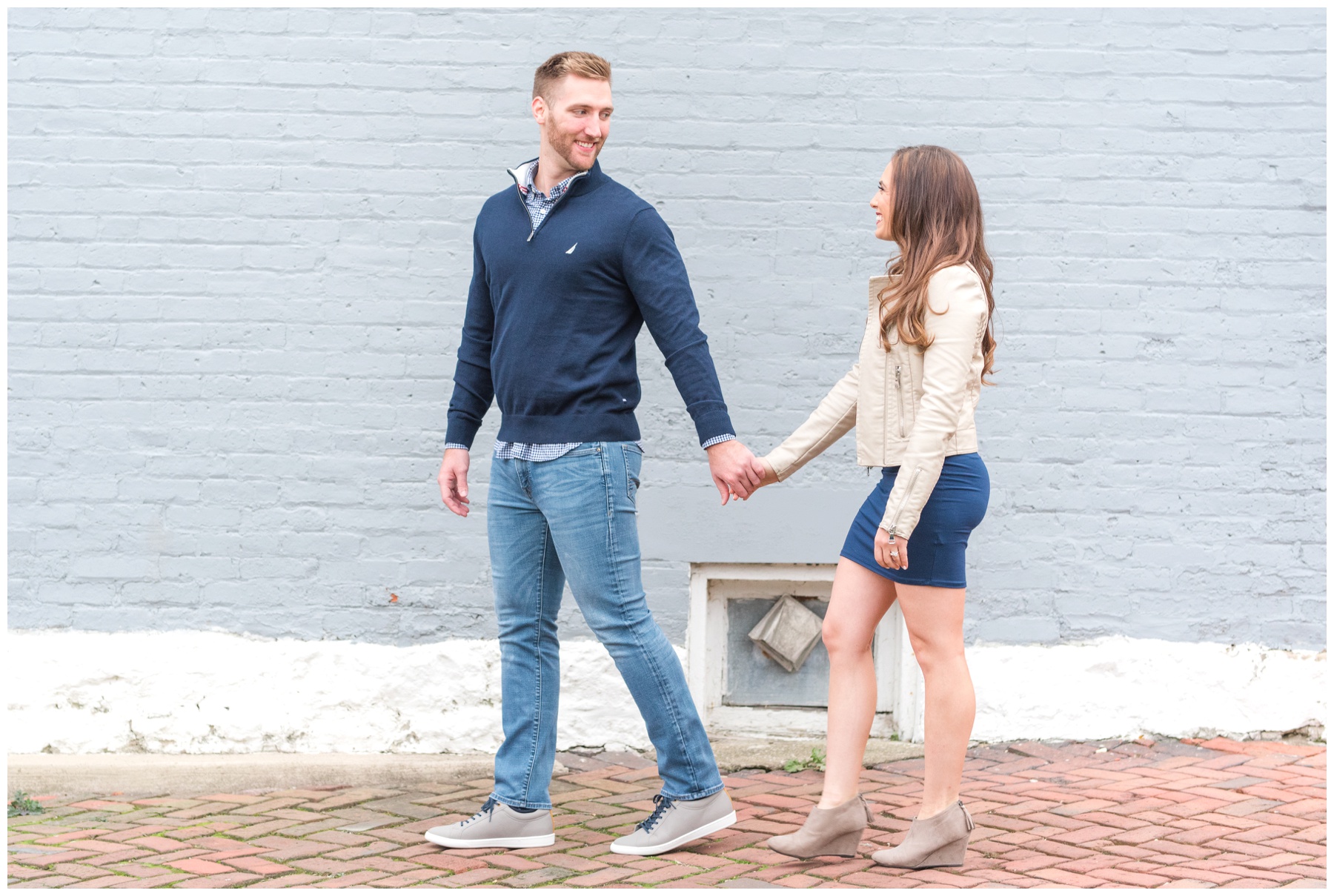 German Village Engagement Session in Downtown Columbus Ohio