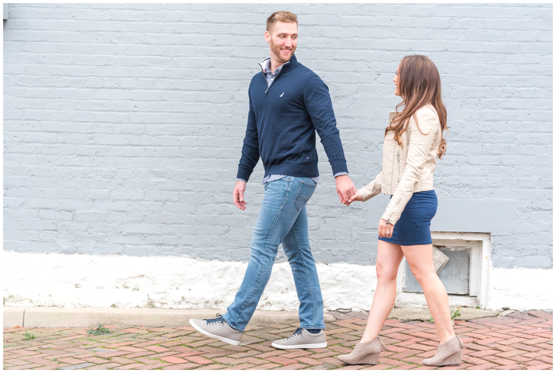 German Village Engagement Session in Downtown Columbus Ohio