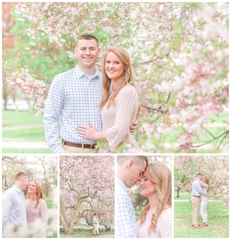 Goodale Park and Union Station Arch Columbus Ohio Engagement Session